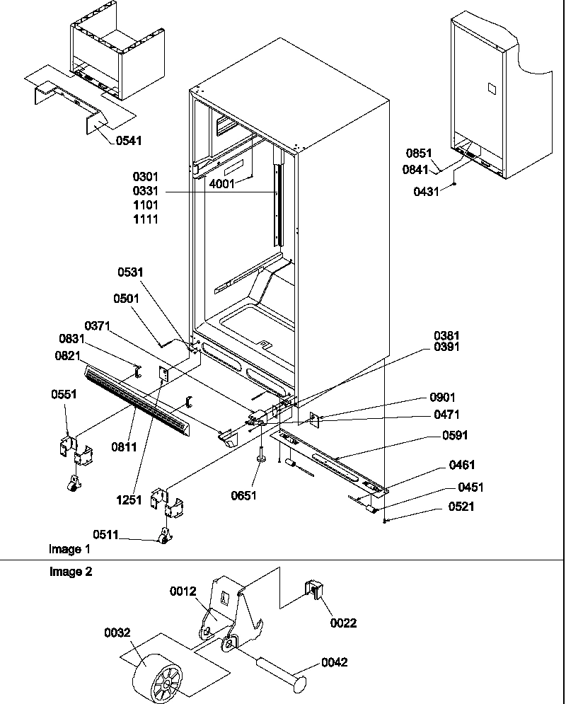 08 - LADDERS, LOWER CABINET AND ROLLERS