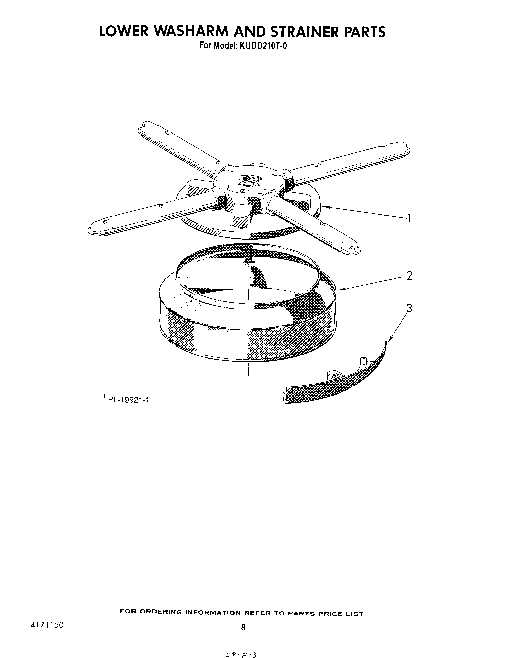 06 - LOWER WASHARM AND STRAINER