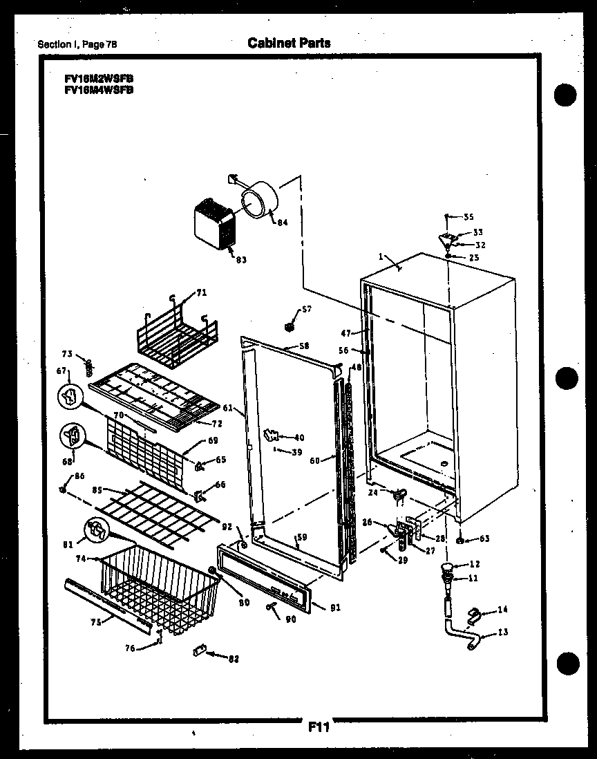 29 - CABINET PARTS