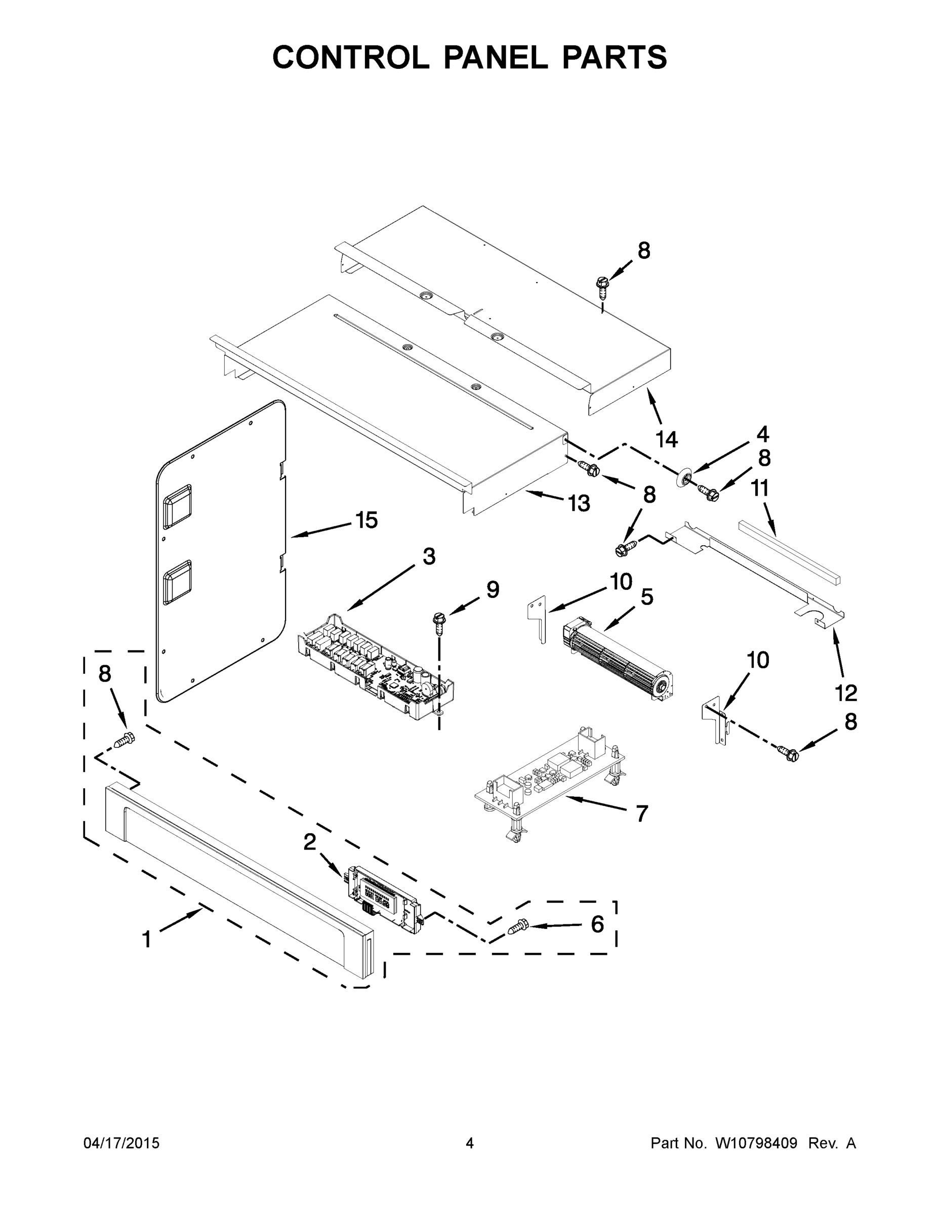 03 - CONTROL PANEL PARTS