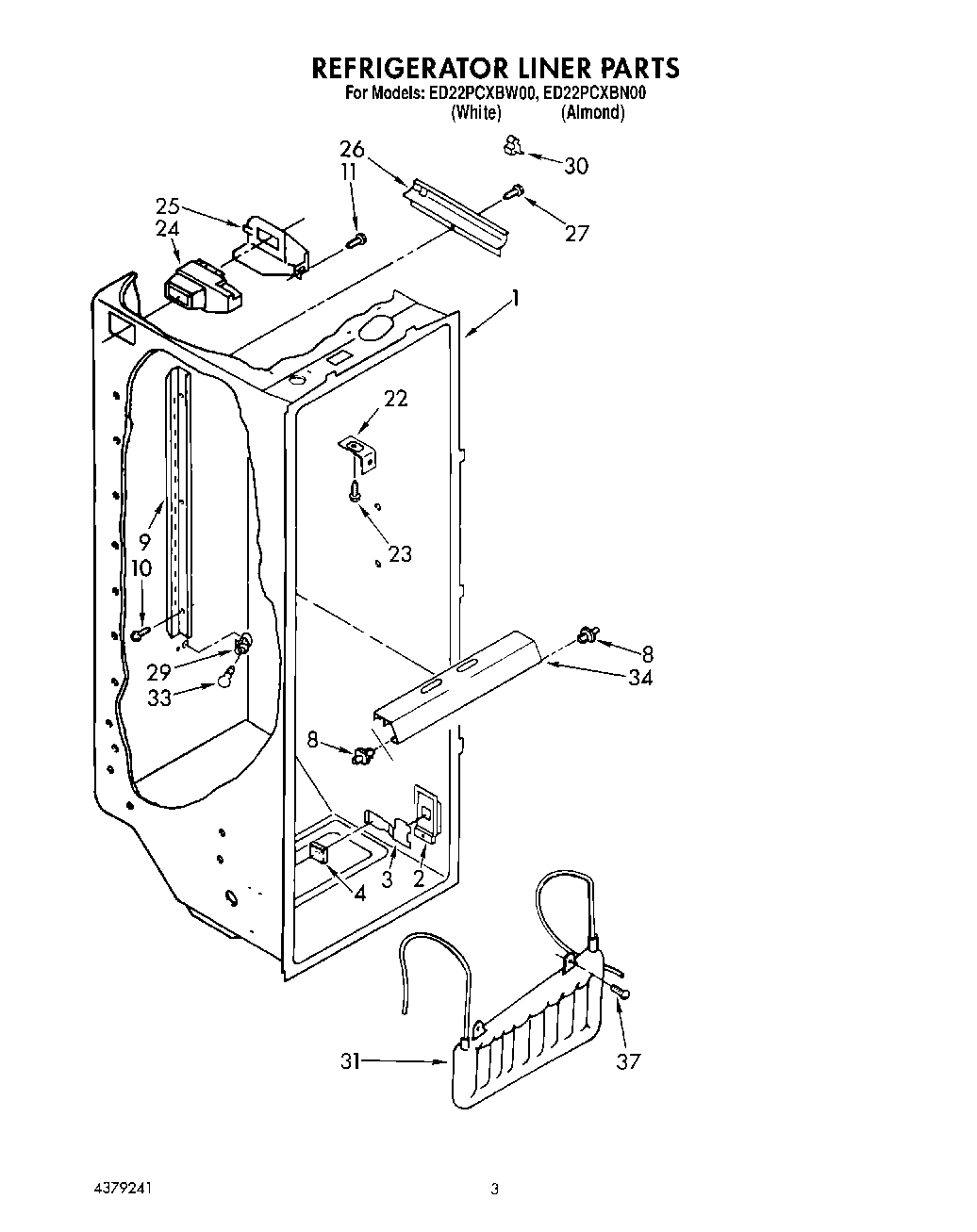 02 - REFRIGERATOR LINER