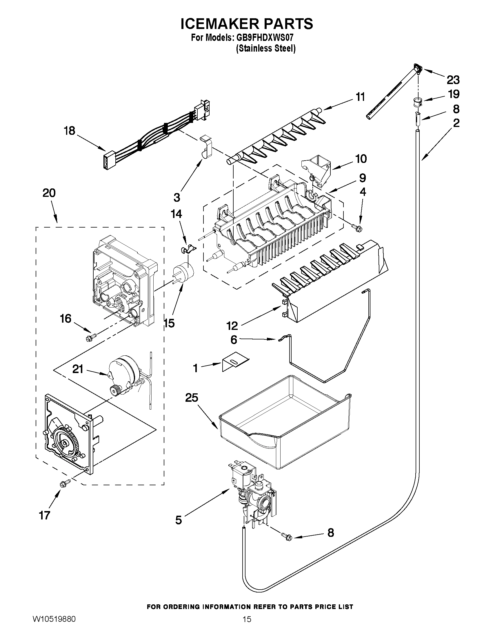 08 - ICEMAKER PARTS