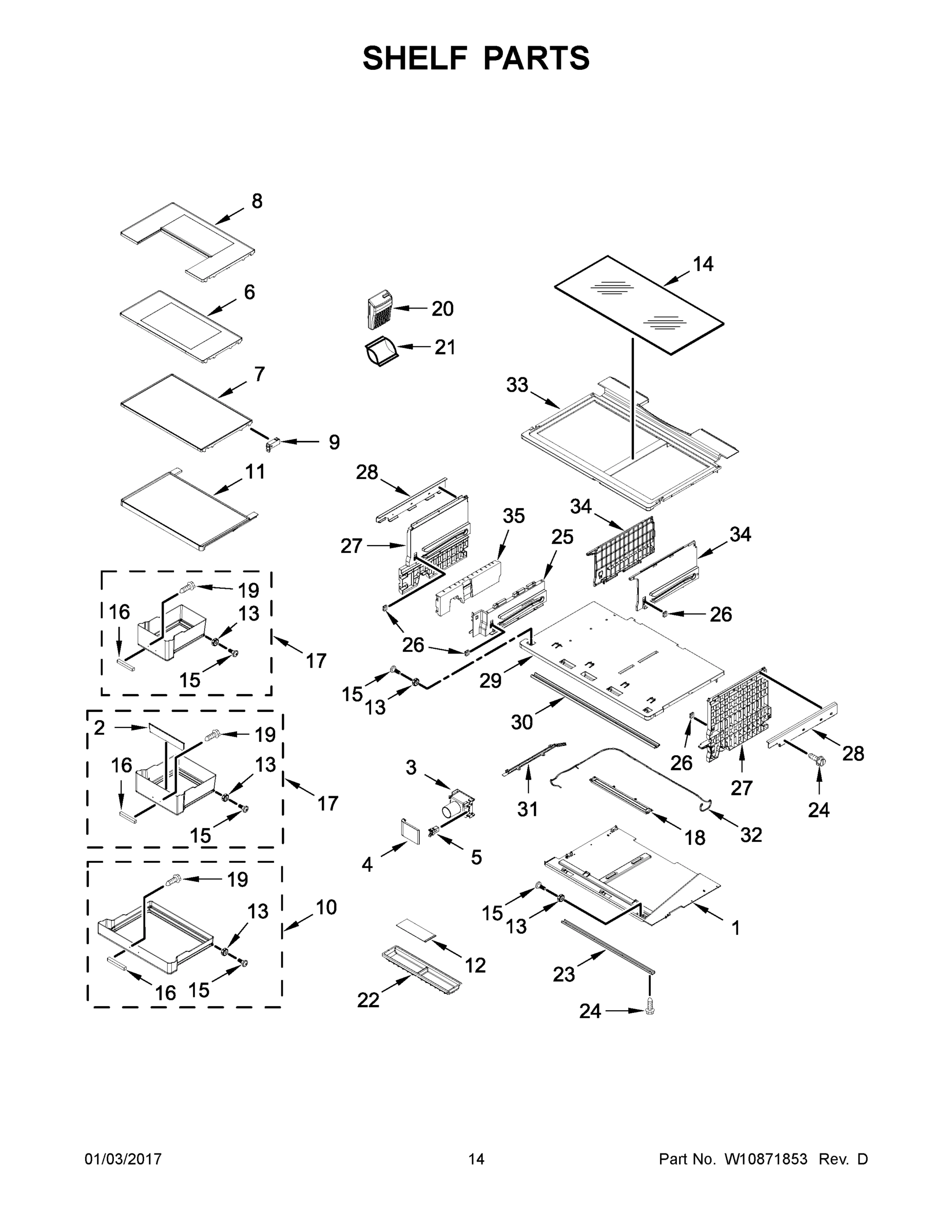 08 - SHELF PARTS