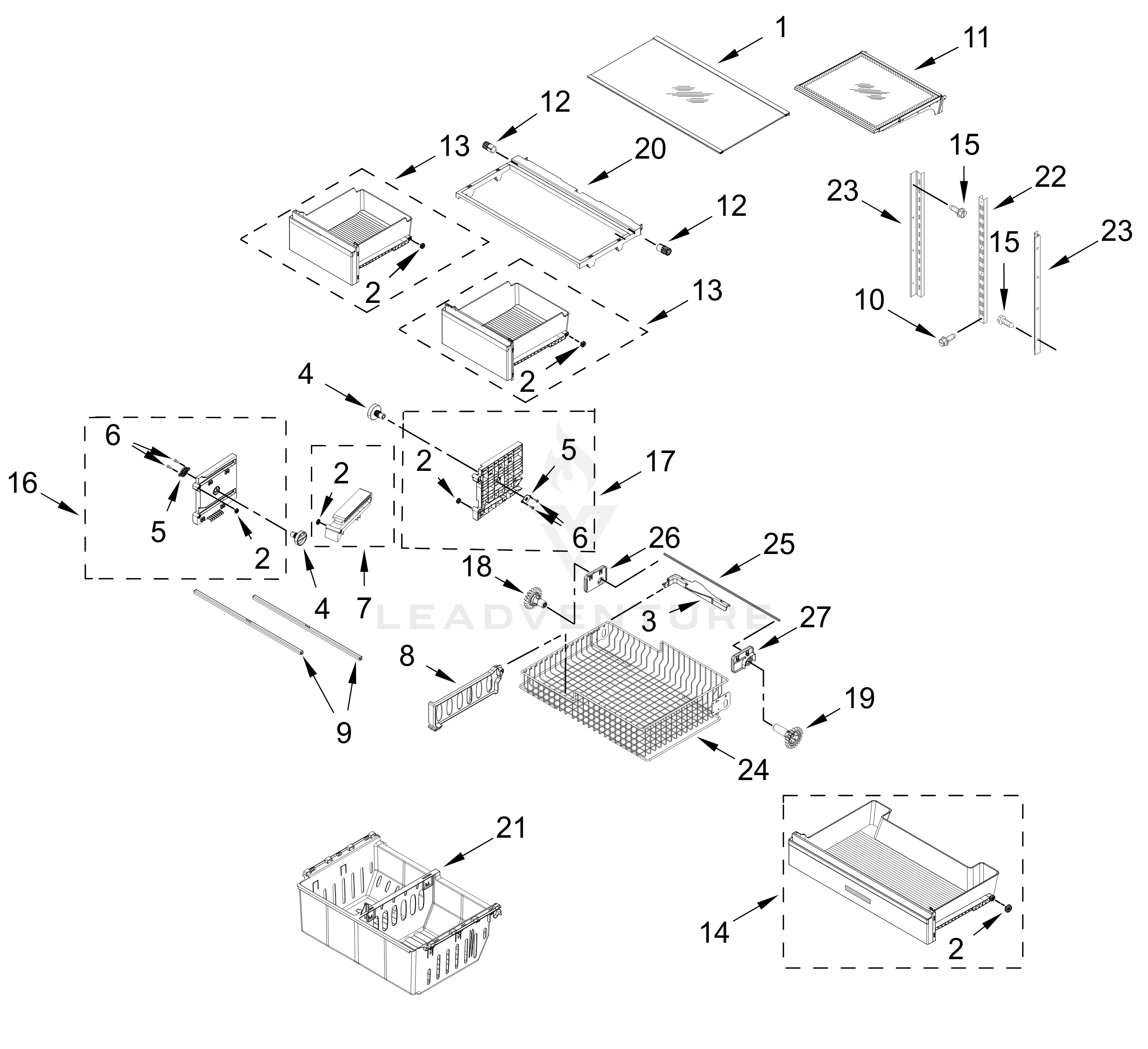 SHELF PARTS