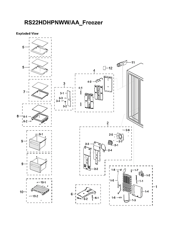 FREEZER PARTS