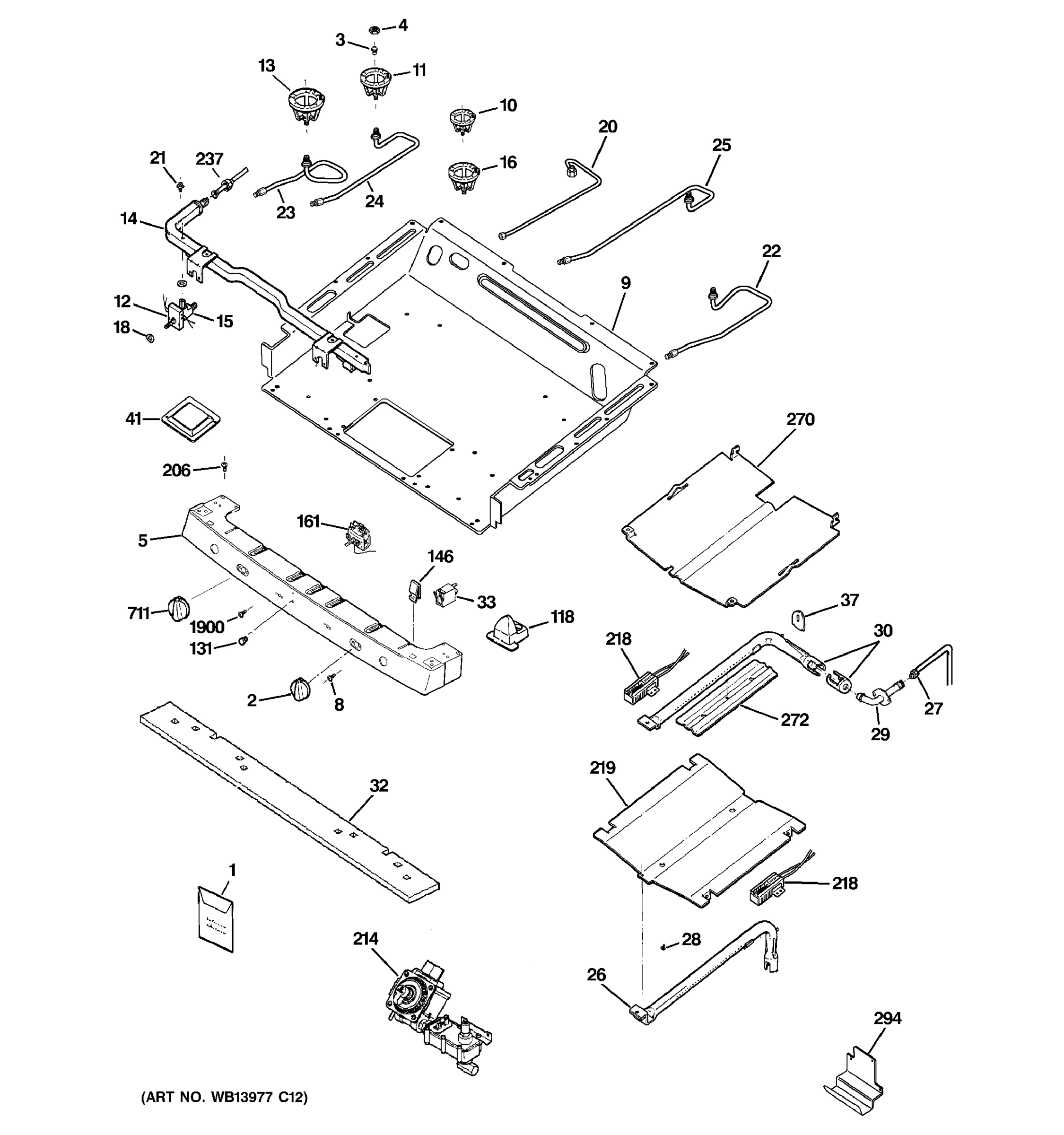 GAS & BURNER PARTS