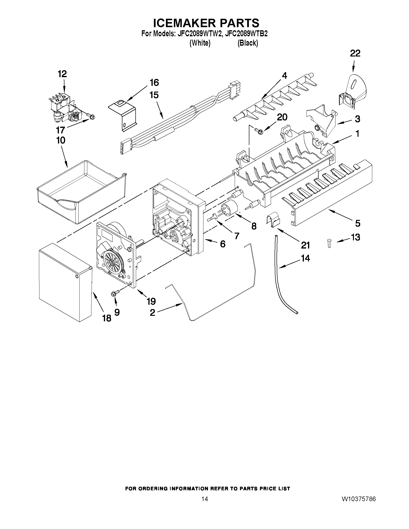 08 - ICEMAKER PARTS