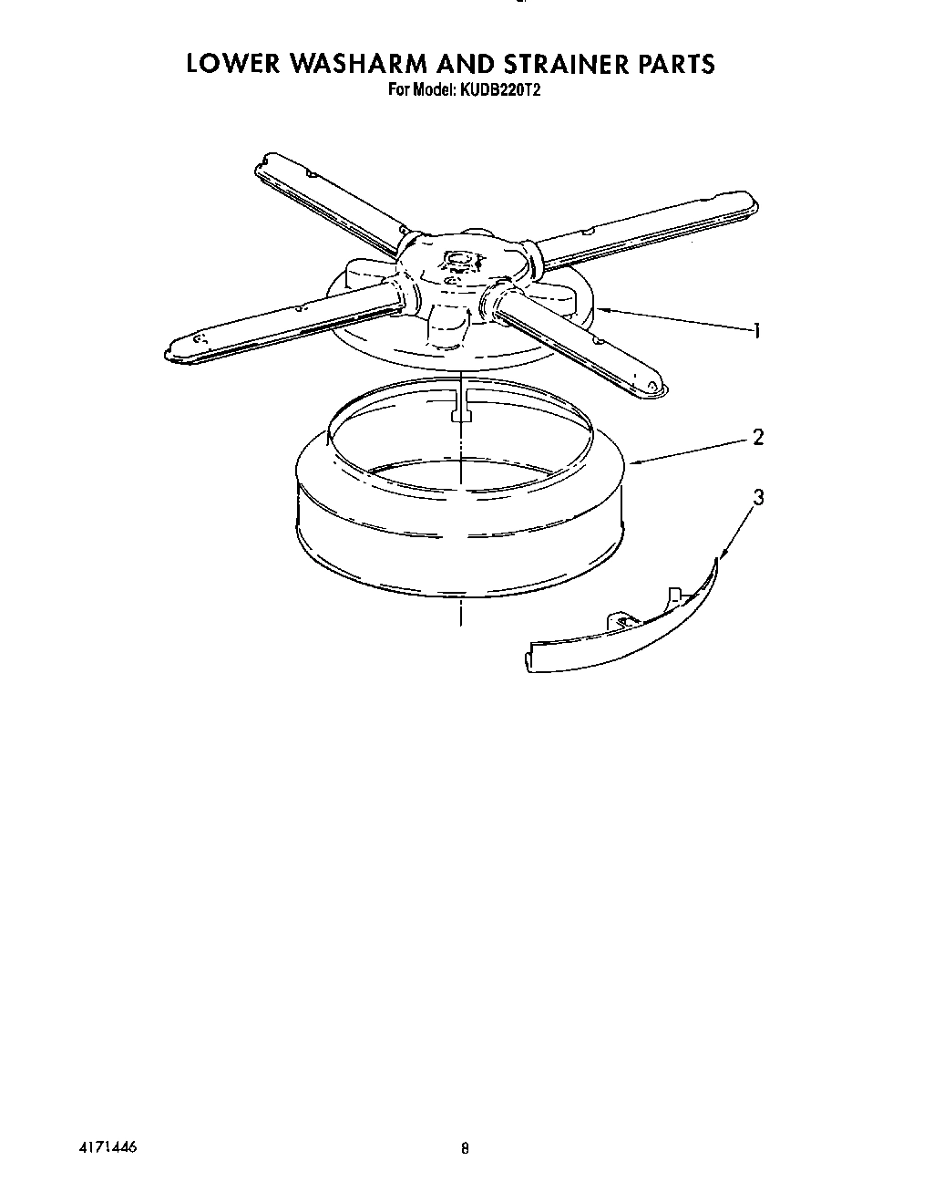 06 - LOWER WASHARM AND STRAINER