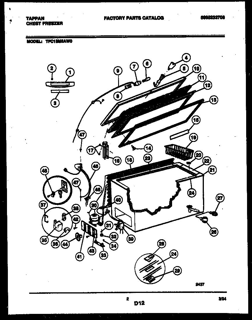 02 - CHEST FREEZER PARTS