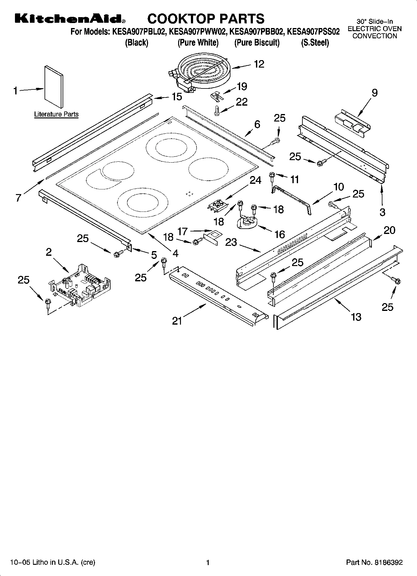 01 - COOKTOP PARTS