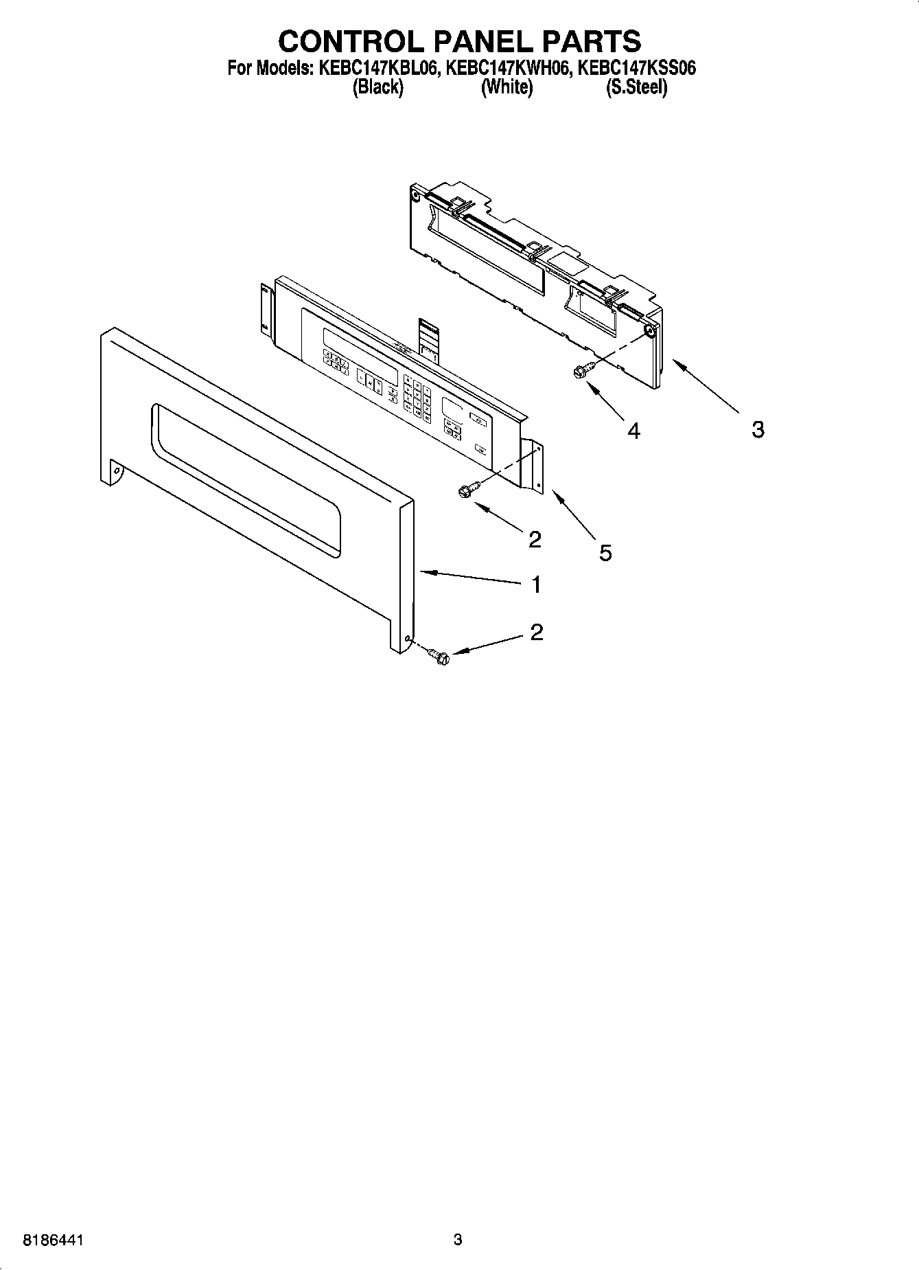 02 - CONTROL PANEL PARTS