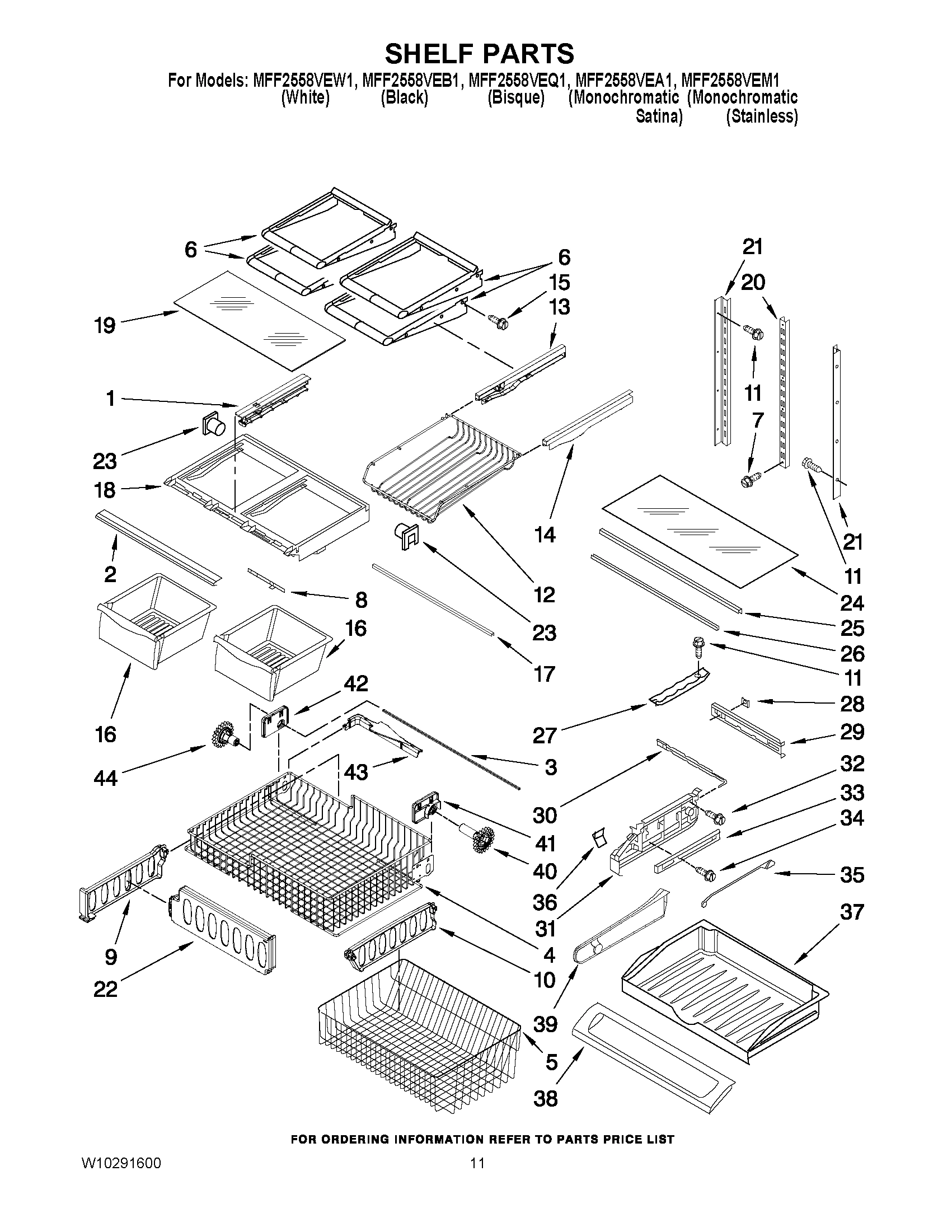 07 - SHELF PARTS