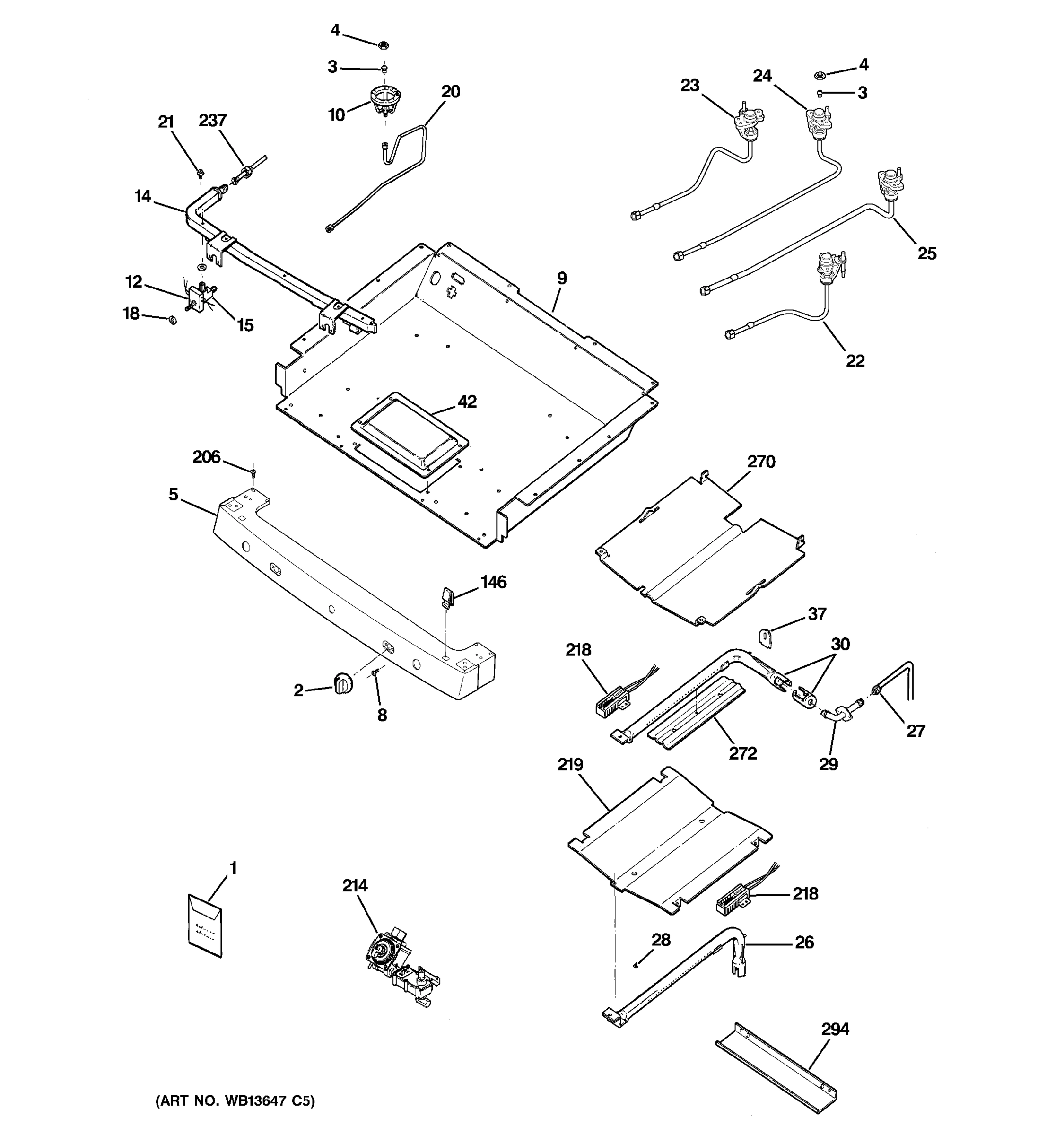 GAS & BURNER PARTS