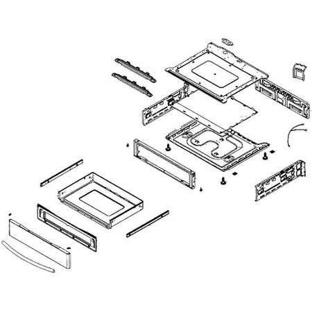 DG90-00154G Samsung Main Drawer Assembly NE58