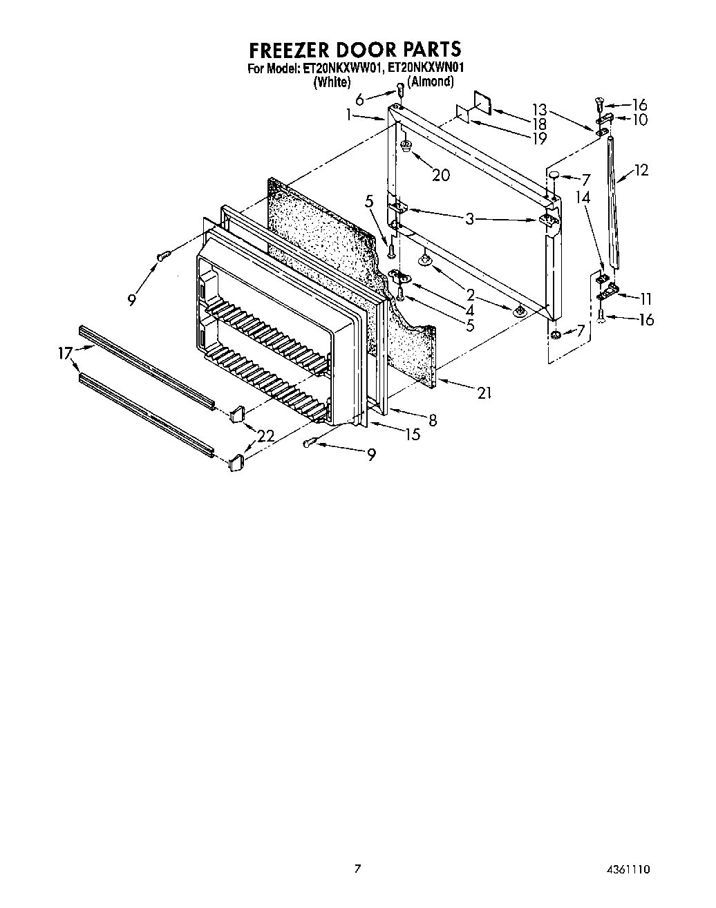 05 - FREEZER DOOR
