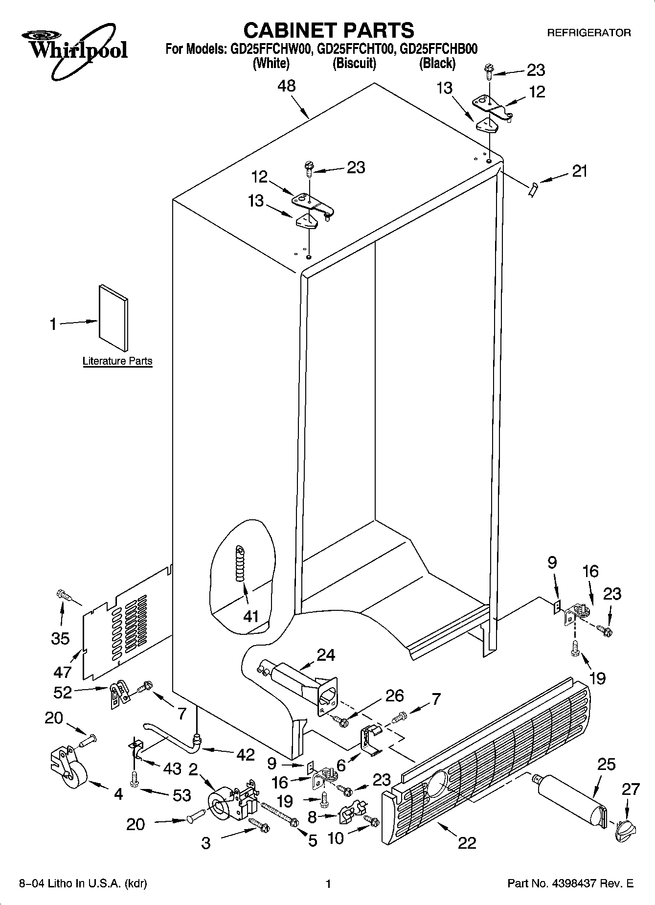 01 - CABINET PARTS