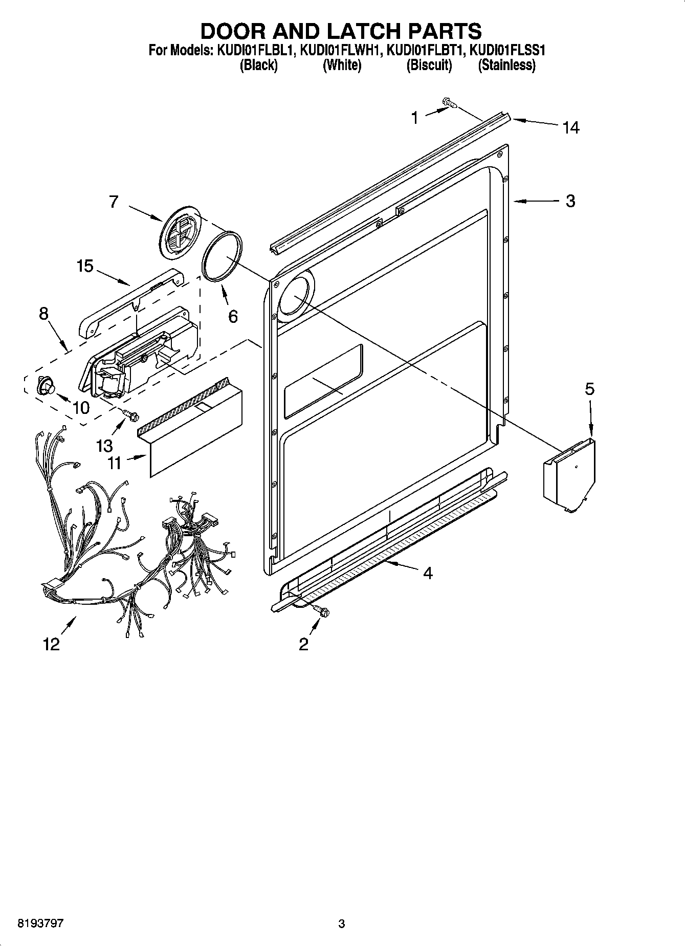 03 - DOOR AND LATCH PARTS