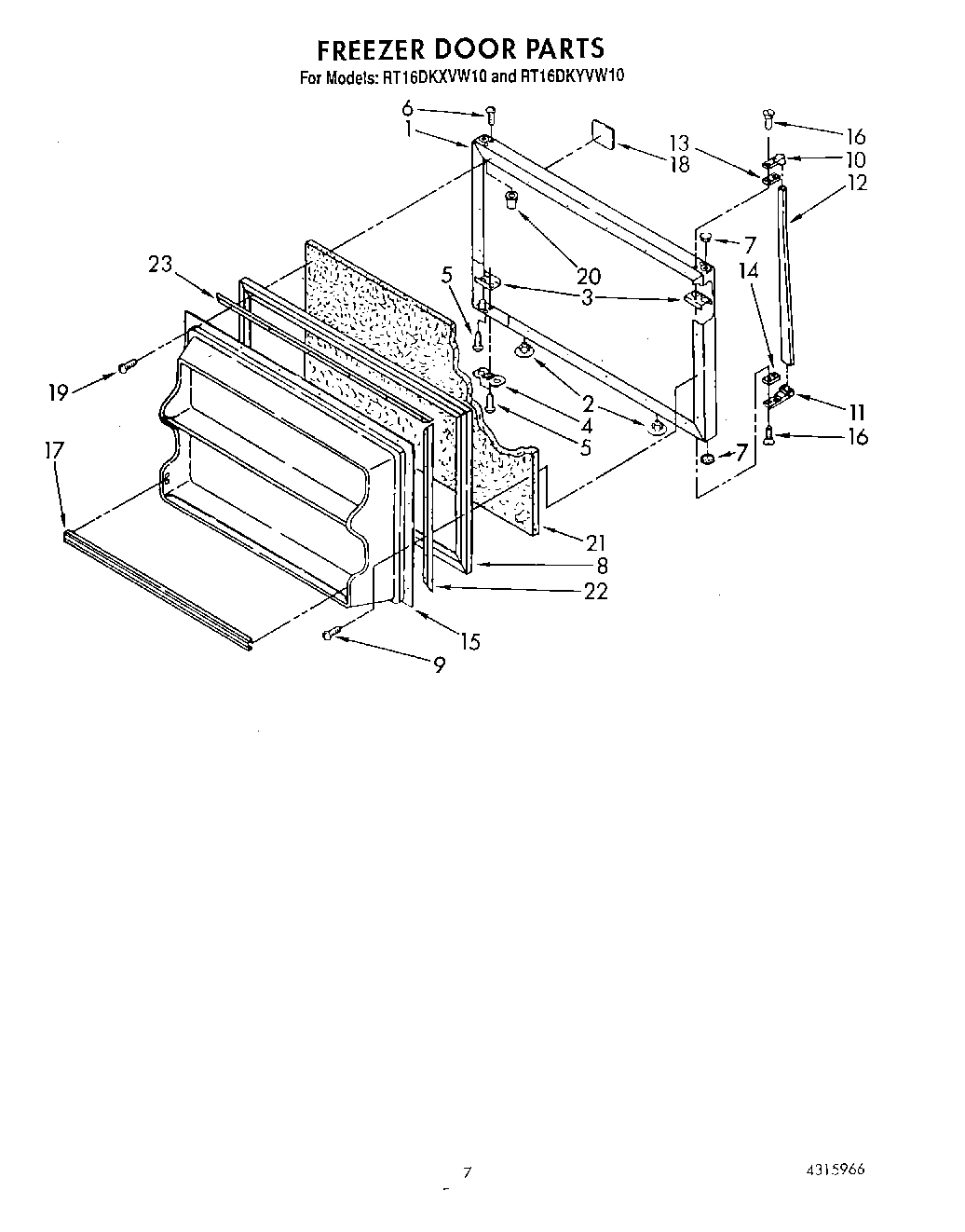 06 - FREEZER DOOR