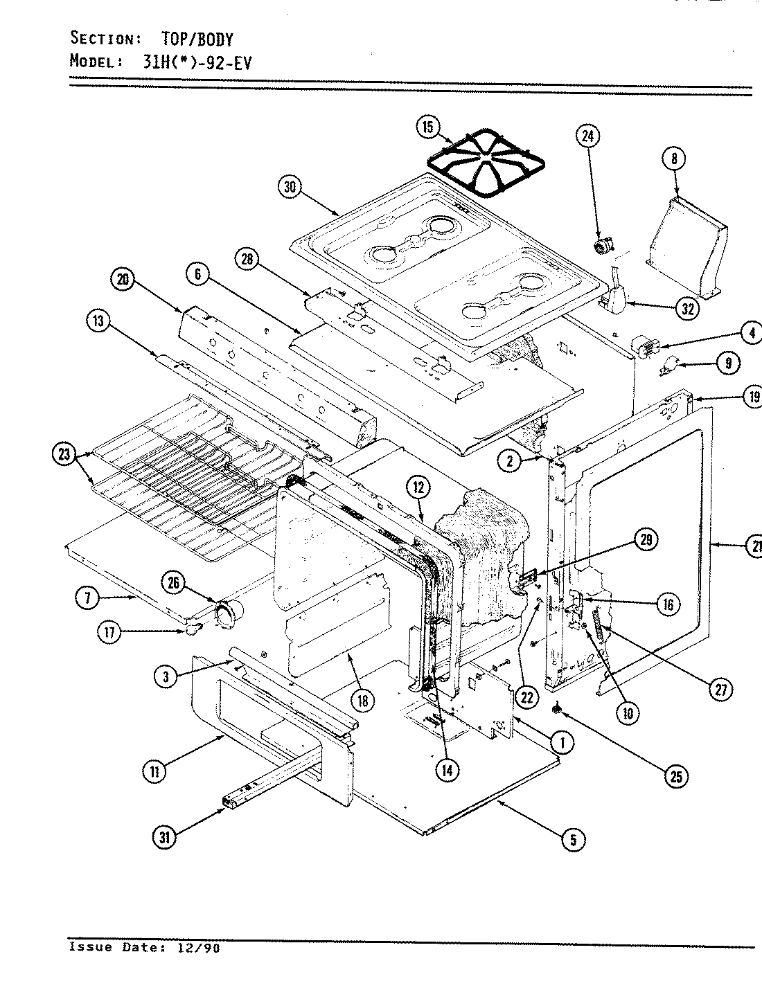 04 - TOP ASSEMBLY/BODY