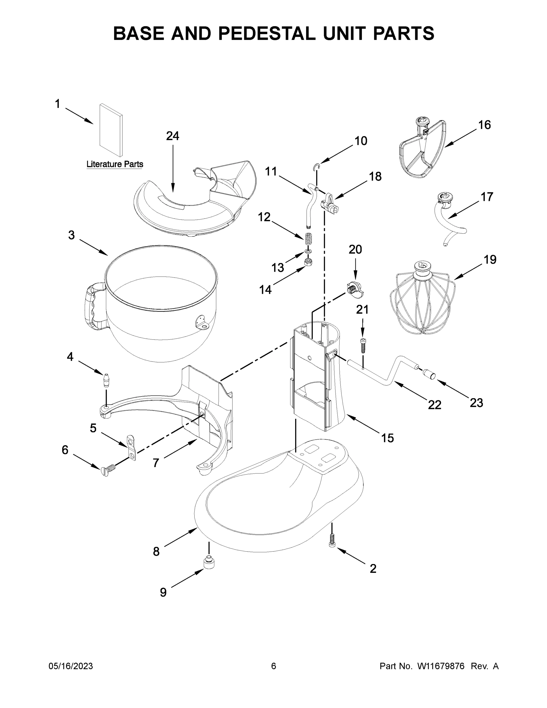 04 - BASE AND PEDESTAL UNIT PARTS