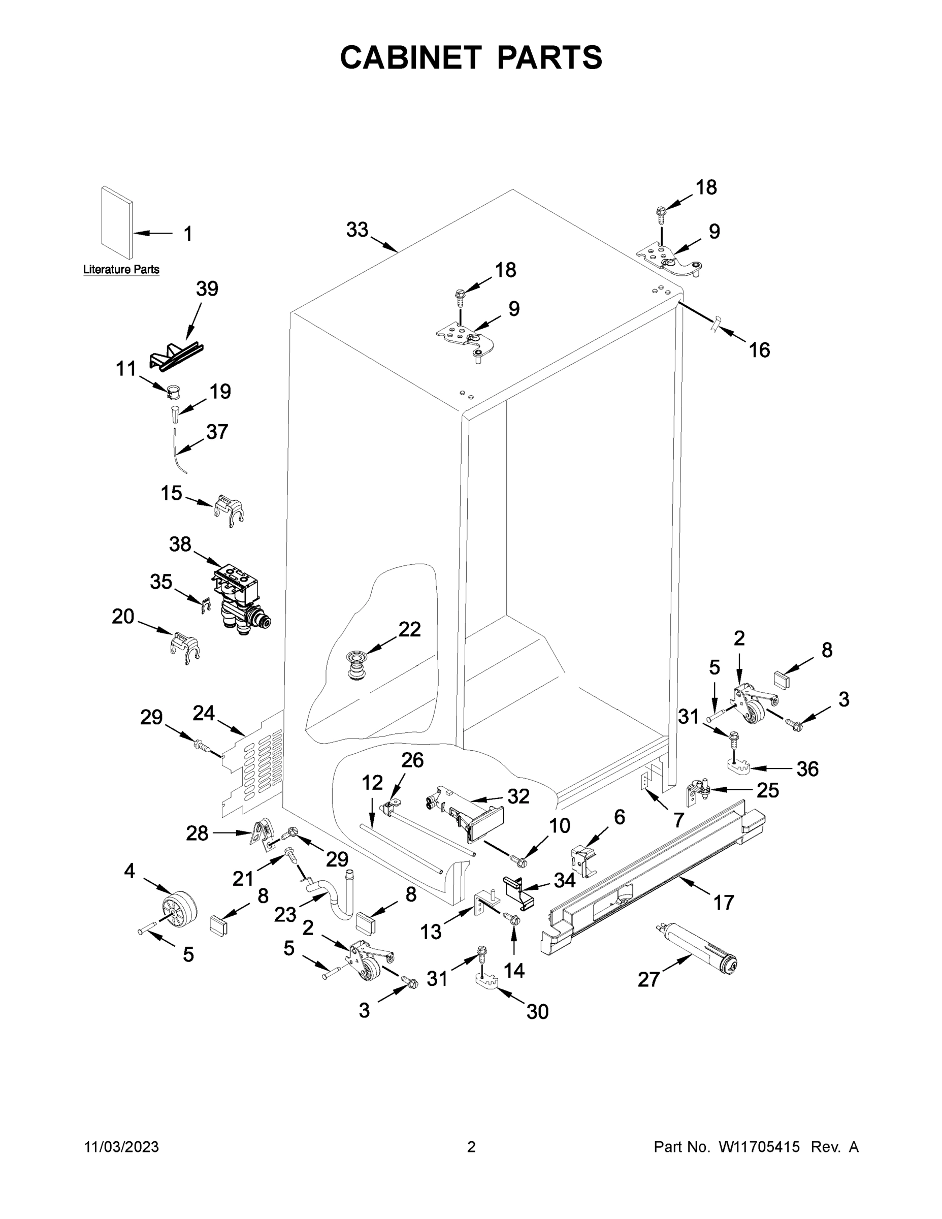 02 - CABINET PARTS
