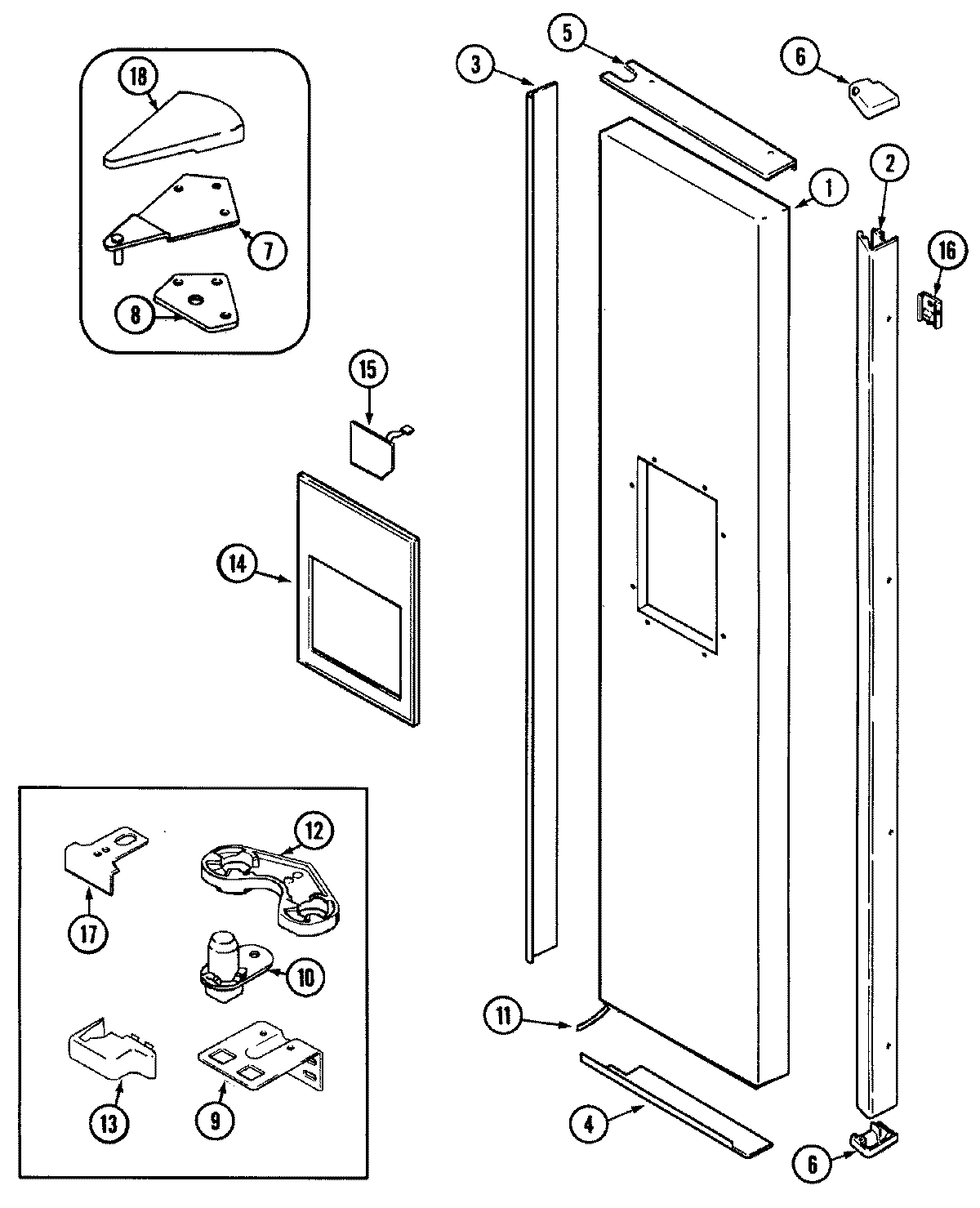 06 - FREEZER OUTER DOOR (GS2727EED1/3/5)