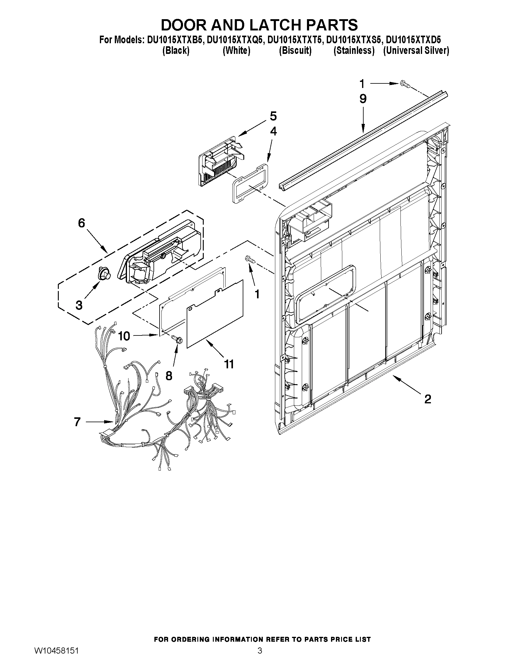 03 - DOOR AND LATCH PARTS