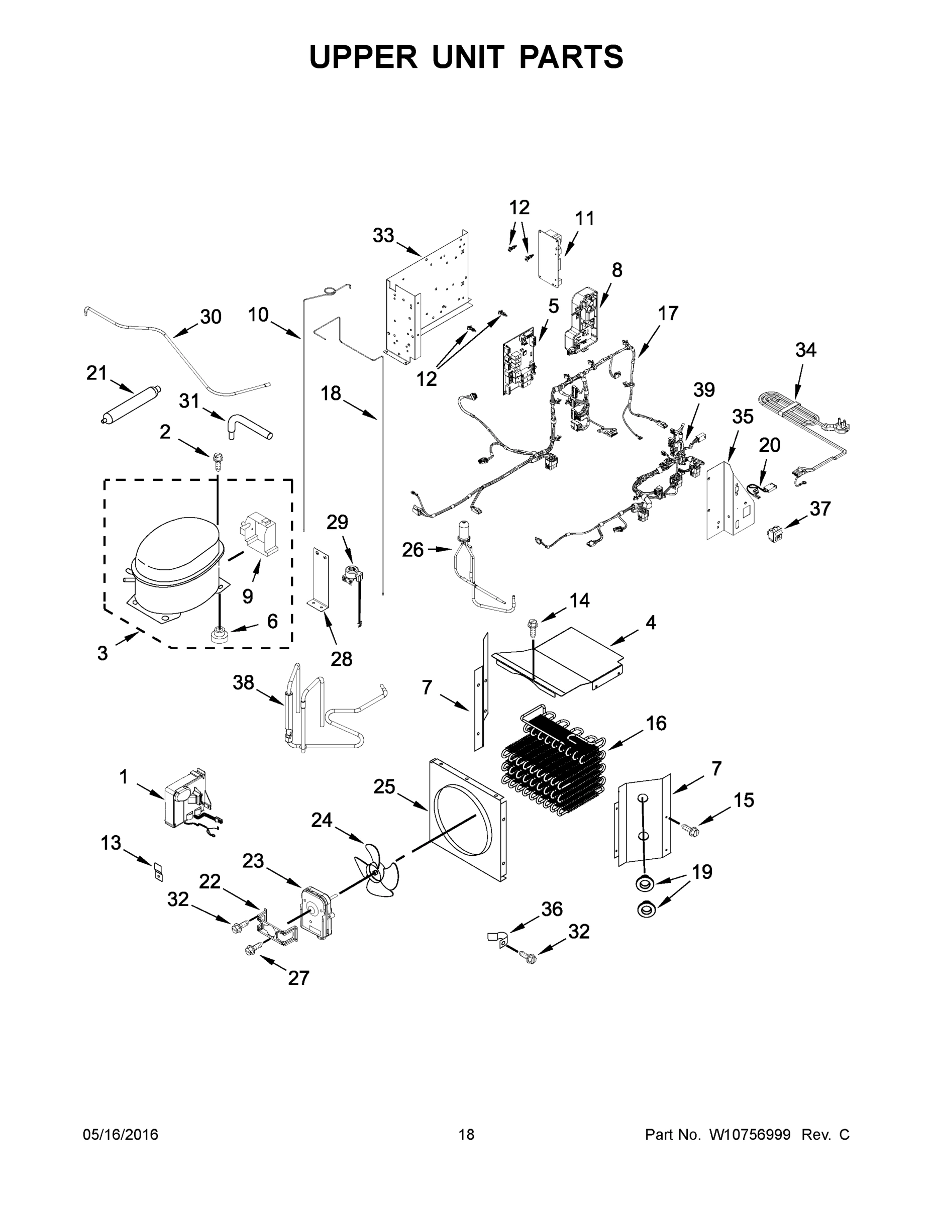 10 - UPPER UNIT PARTS
