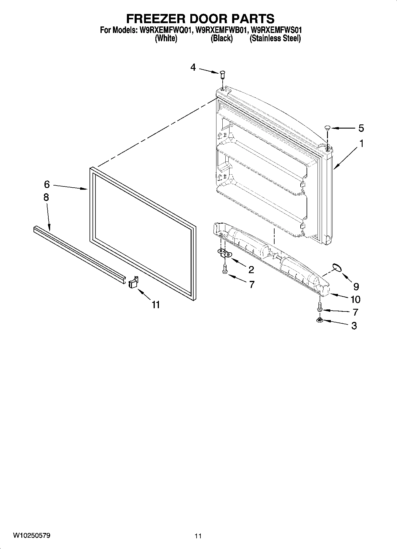 06 - FREEZER DOOR PARTS, OPTIONAL PARTS