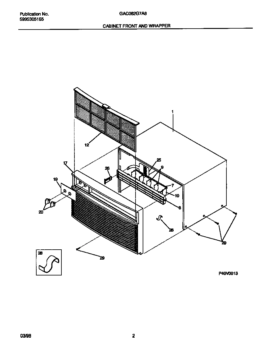 02 - CABINET FRONT AND WRAPPER