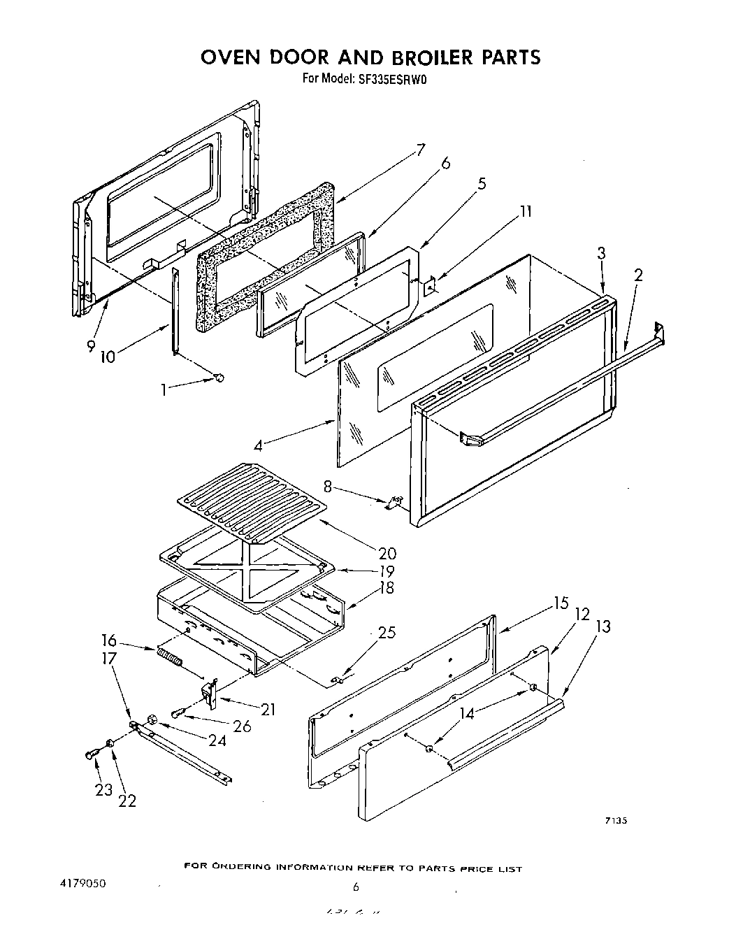 05 - OVEN DOOR AND BROILER