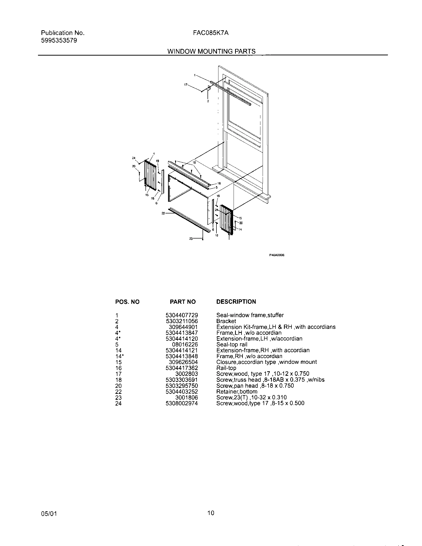 11 - WINDOW MOUNTING
