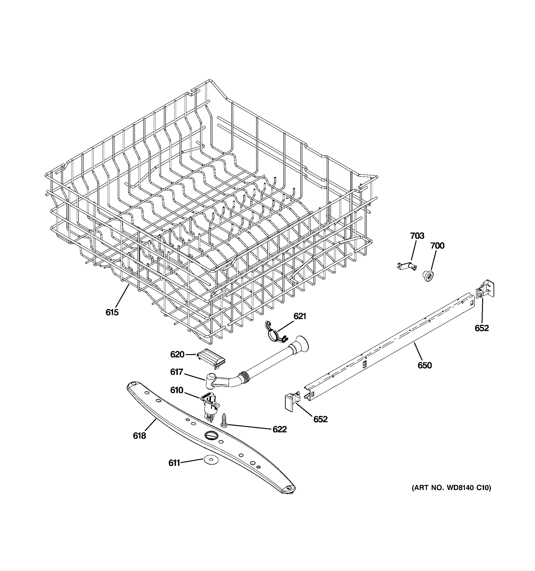 UPPER RACK ASSEMBLY