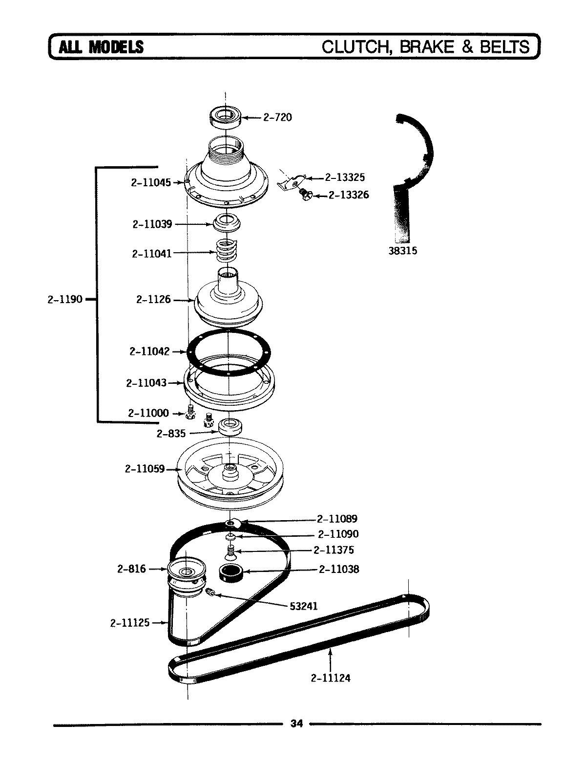 03 - CLUTCH, BRAKE & BELTS