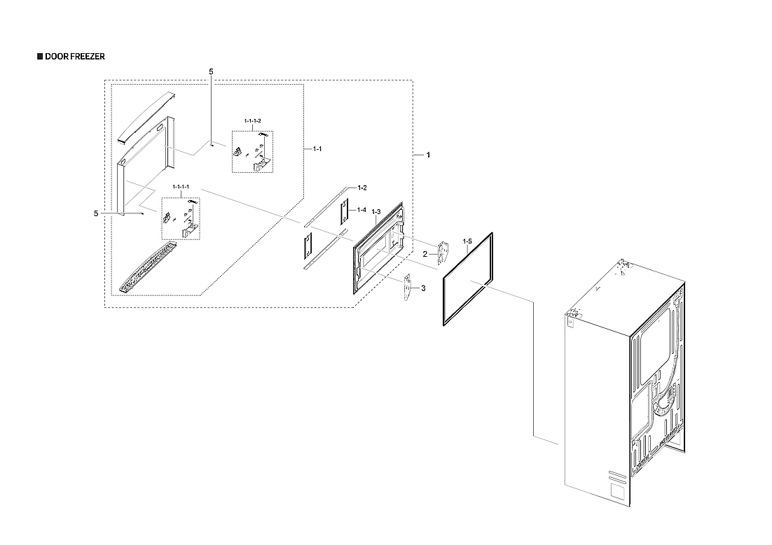 FREEZER DOOR PARTS