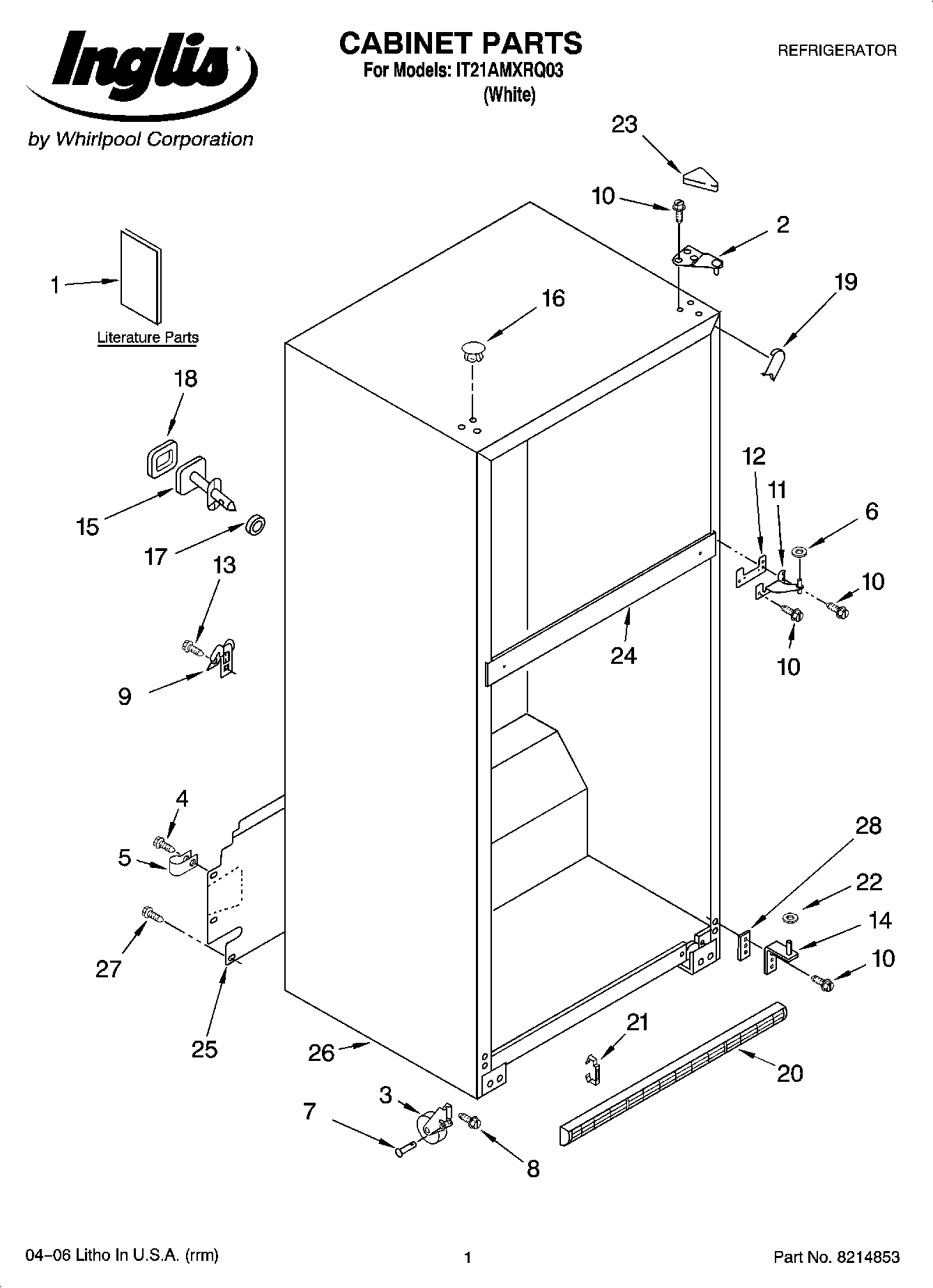 01 - CABINET PARTS