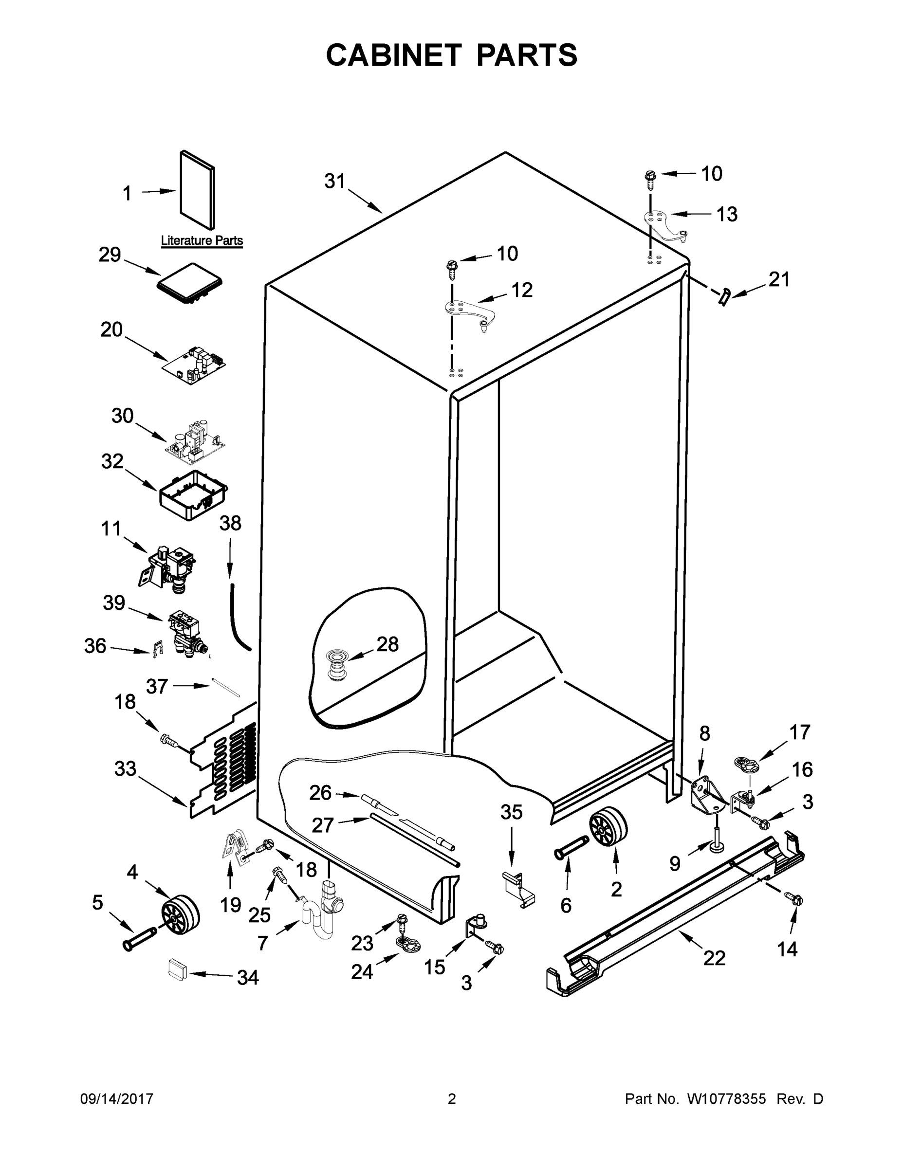 02 - CABINET PARTS