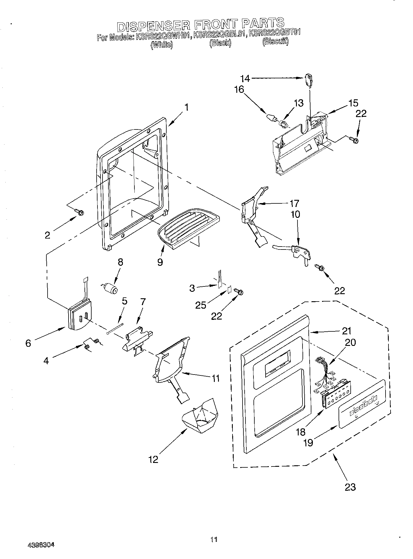 07 - DISPENSER FRONT