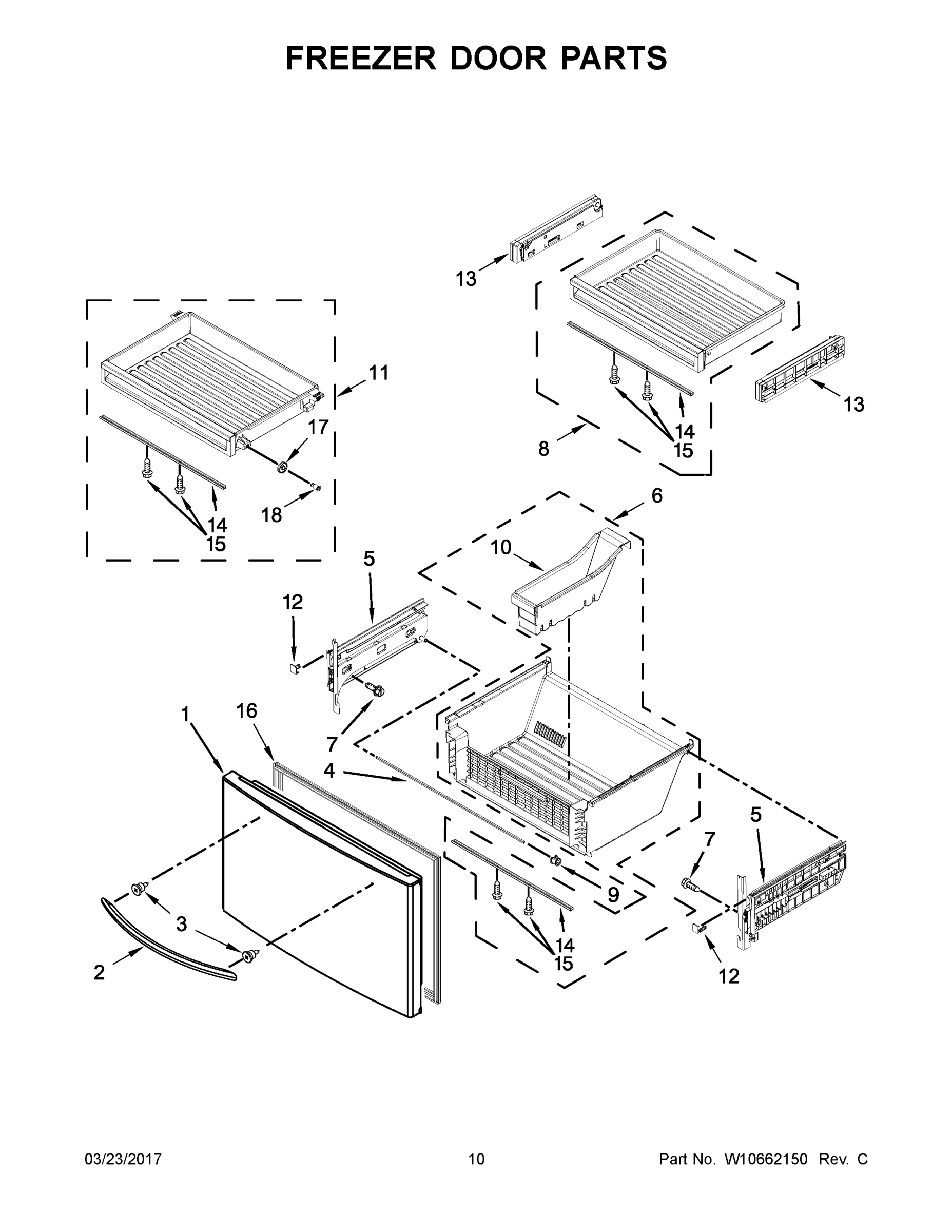 06 - FREEZER DOOR PARTS