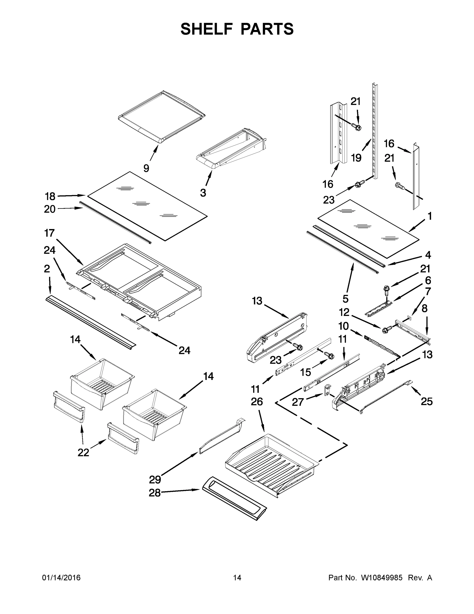 08 - SHELF PARTS
