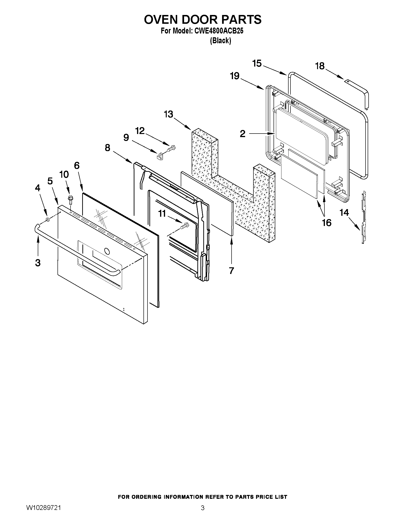02 - OVEN DOOR PARTS