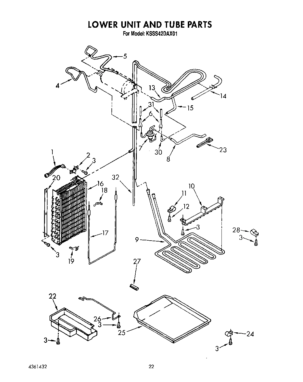 15 - LOWER UNIT AND TUBE