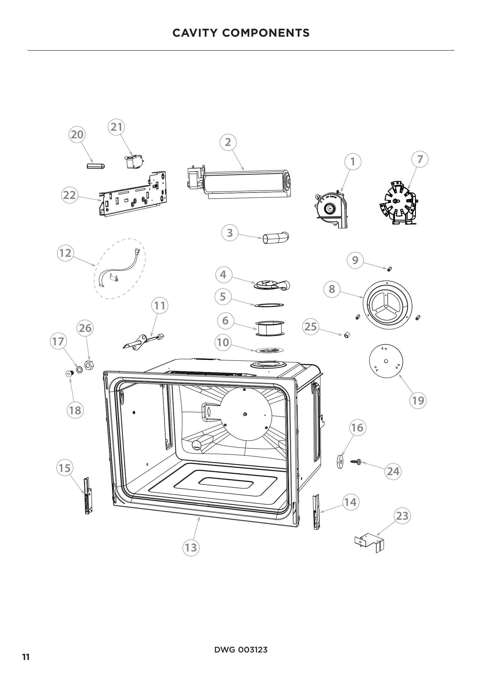 CAVITY COMPONENTS