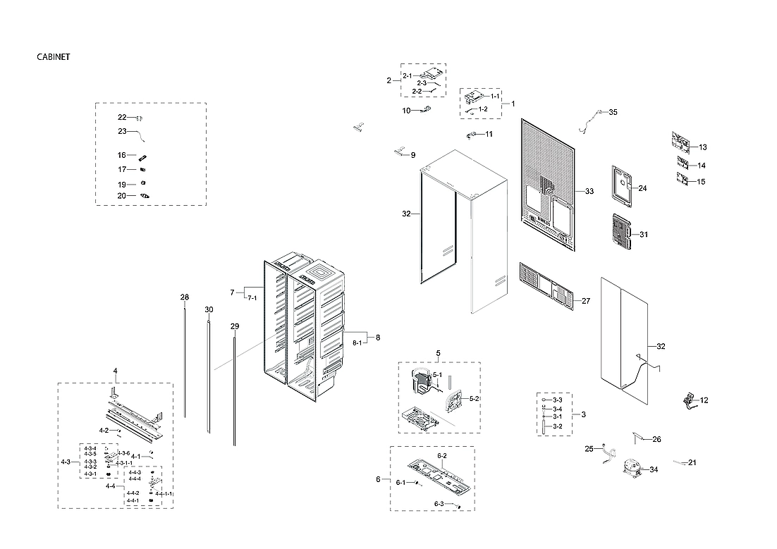 CABINET PARTS