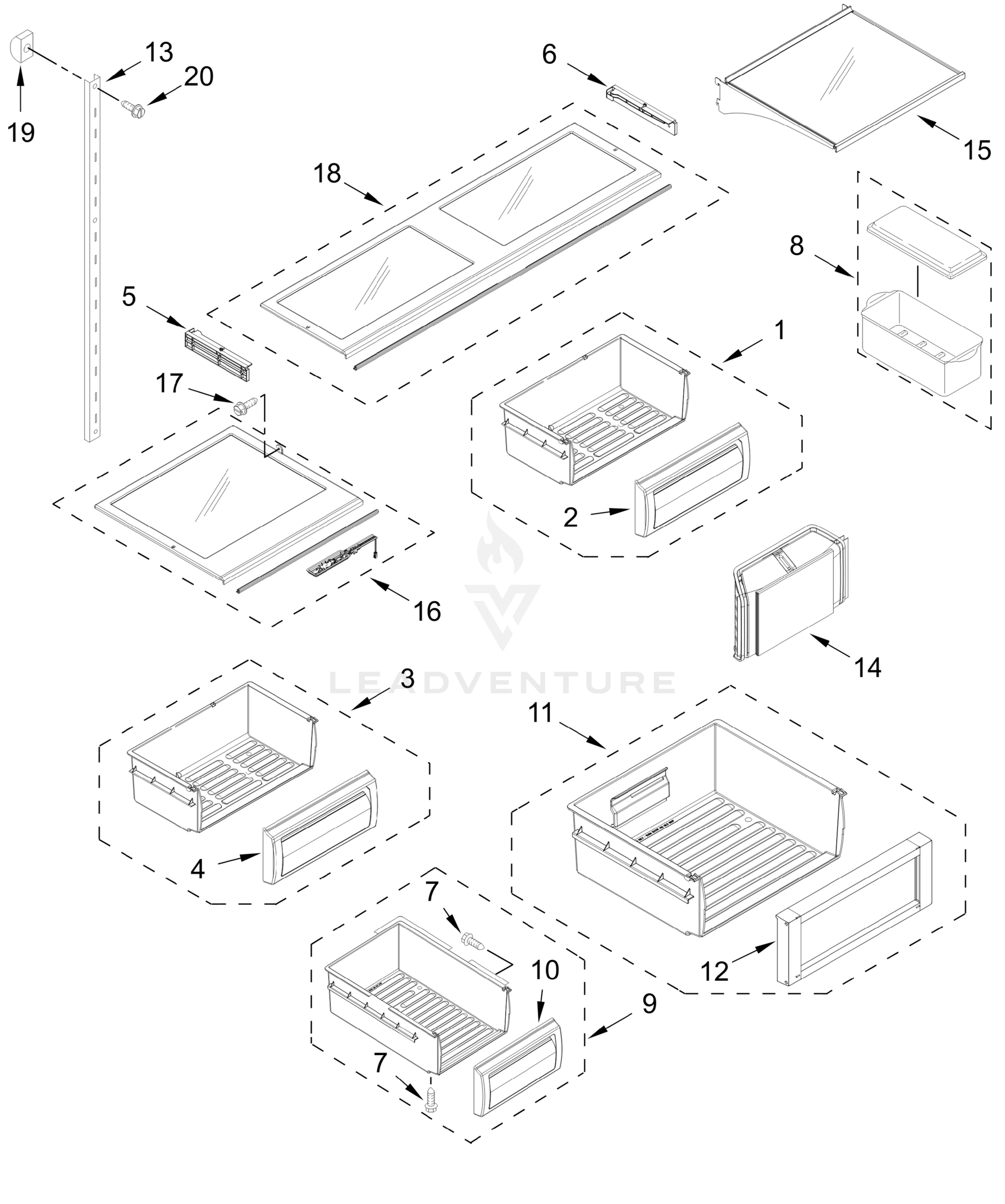 SHELF PARTS