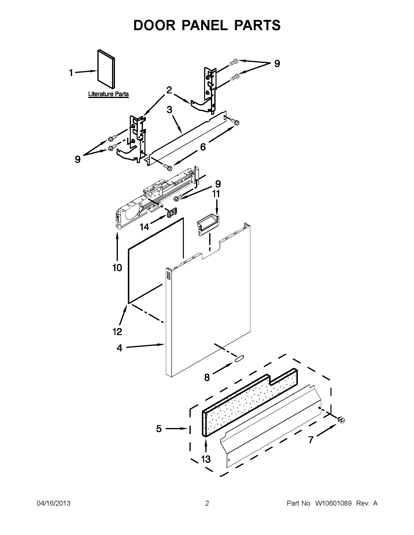 01 - DOOR PANEL PARTS