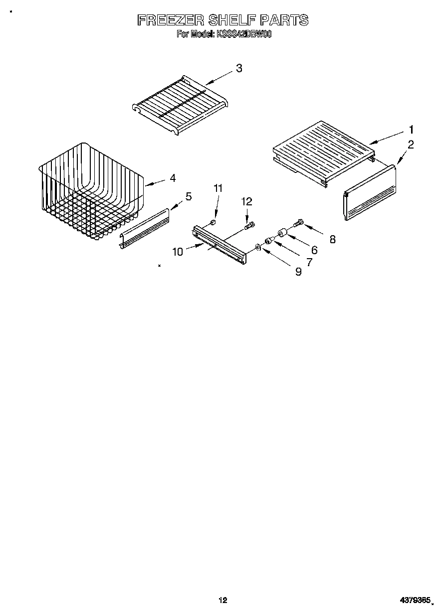 10 - FREEZER SHELF