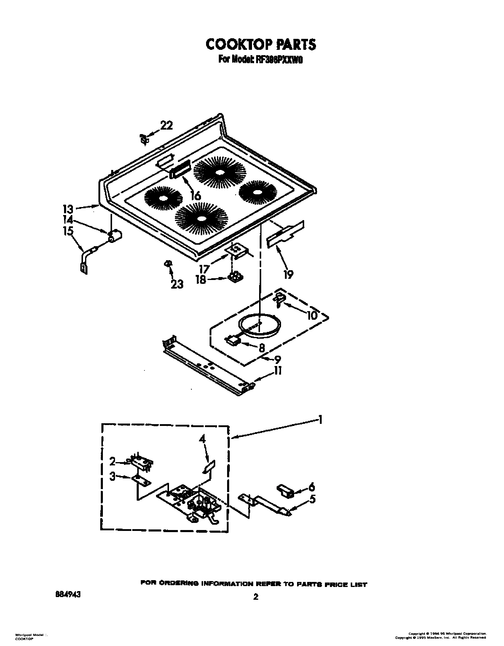 02 - COOKTOP, LIT/OPTIONAL