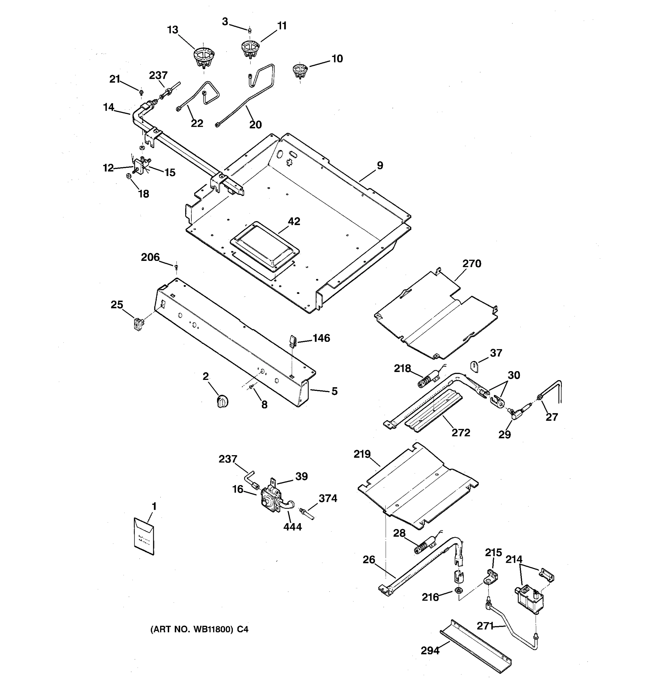GAS BURNER PARTS