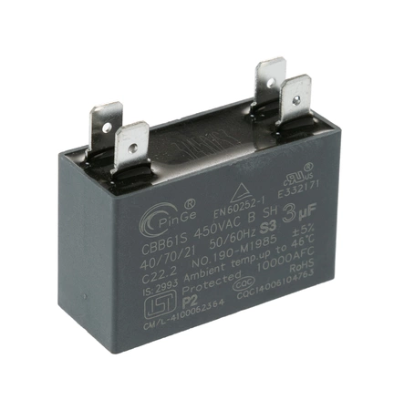 WP20X24882 GE Fan Motor Capacitor 3µF/450V